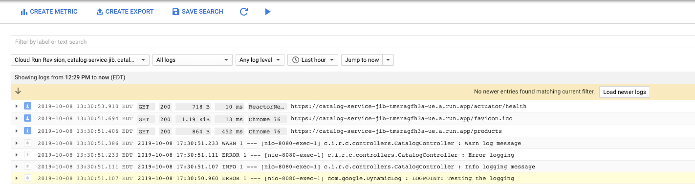 Spring Boot + Jib + Google Cloud Run + Stack driver debugging - Puttz'n ...